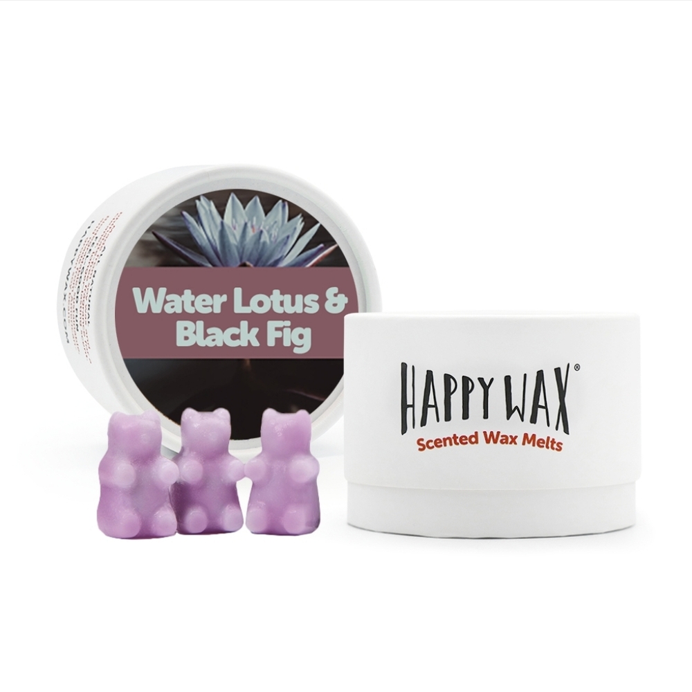 Happy Wax Water Lotus & Black Fig Wax Melts